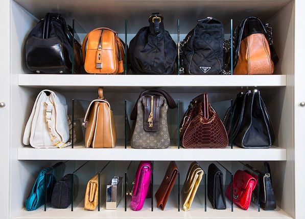 Closest Organized With Handbags