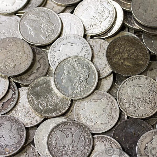 silver Morgan dollar collection
